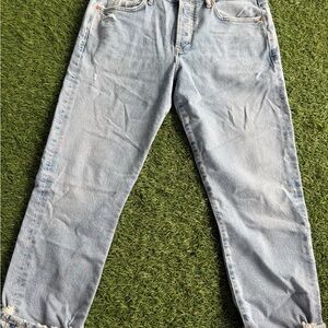 Citizens Of Humanity Straight Leg Jeans in Light Blue
